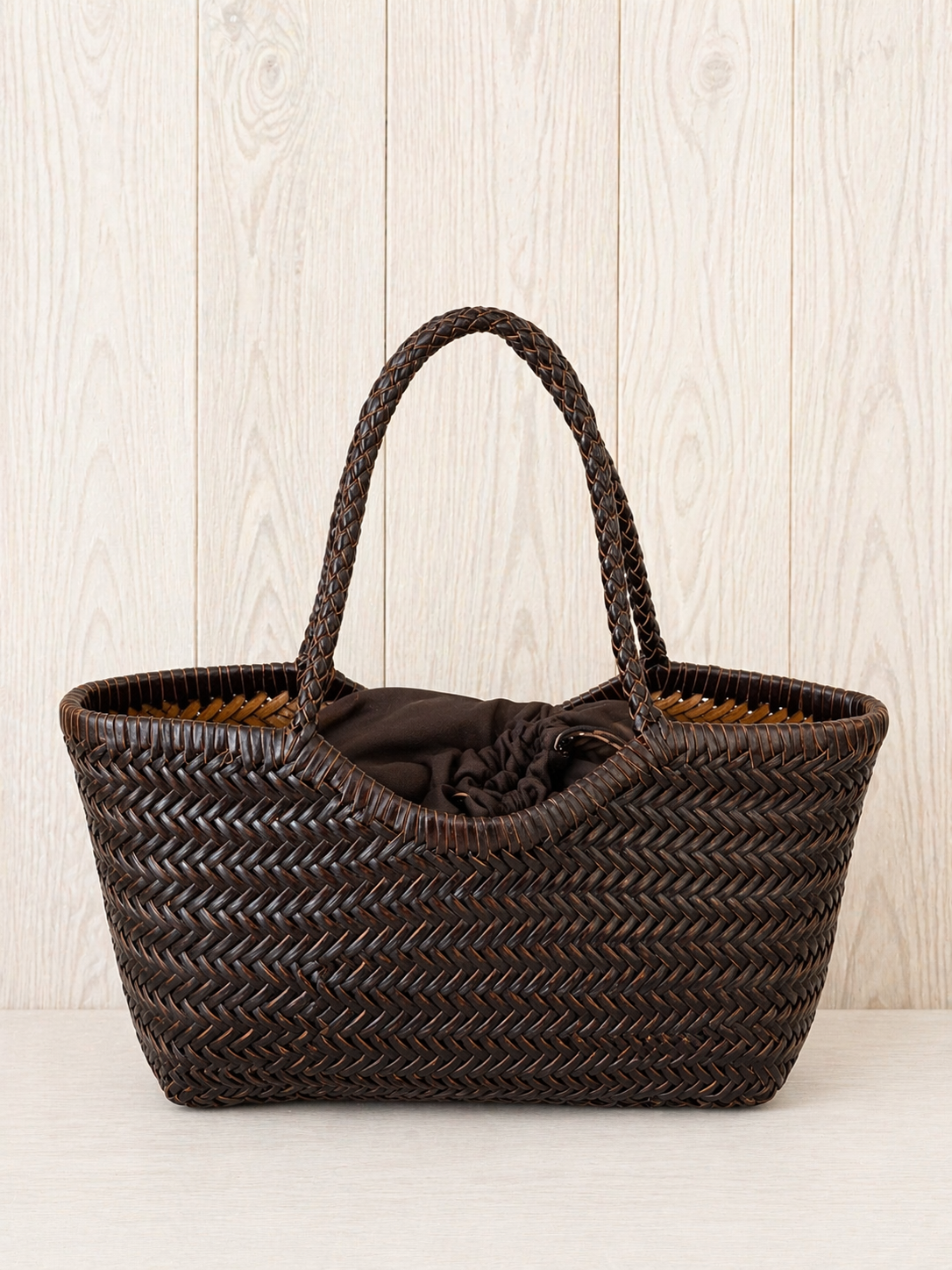 Borsa in intrecciata grande