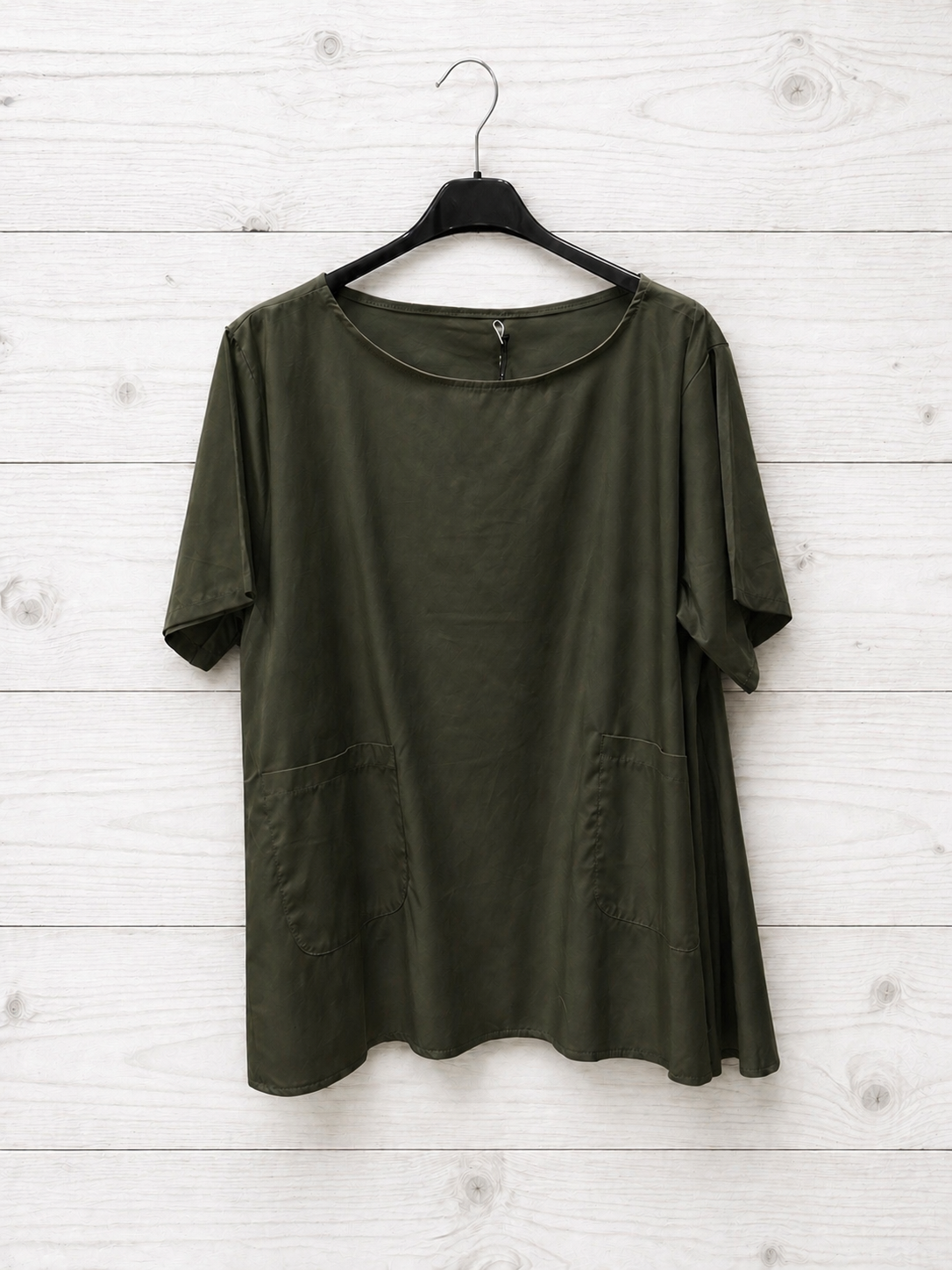 Camicia Viola con tasche