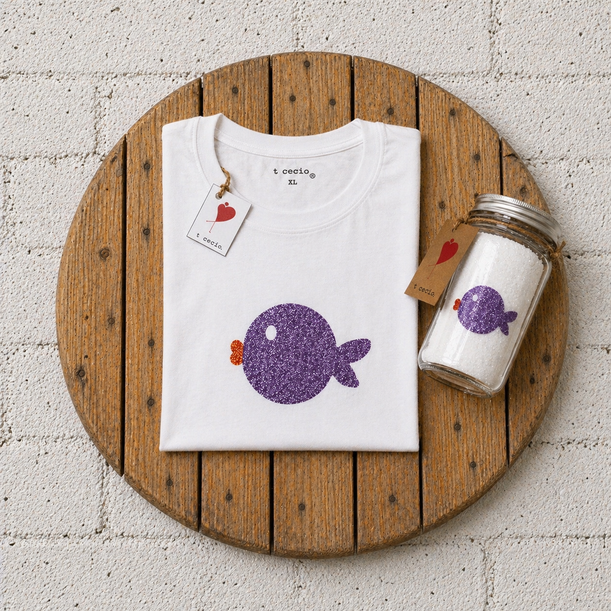T-shirt Pesce
