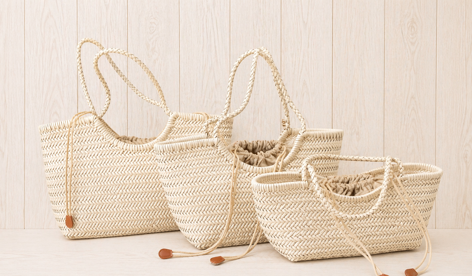Borsa in intrecciata piccola