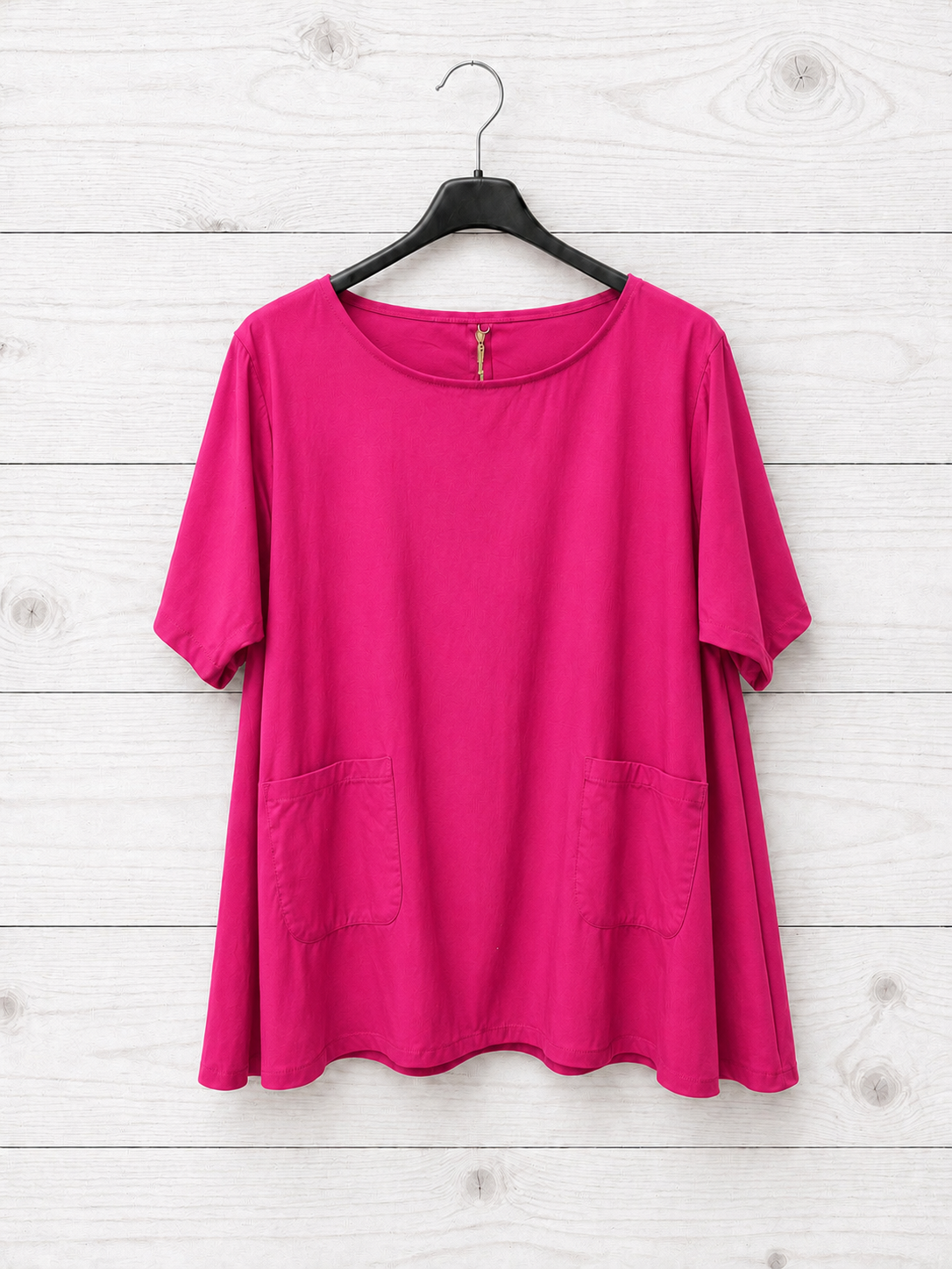 Camicia Viola con tasche